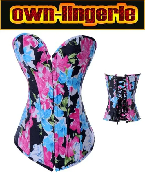 2014 Hot Sale New Gothic Plus Size Sexy Women Corset Lace Tops Satin Embroidered shaper cinche Corsets Overbust corselet
2014 Hot Sale New Gothic Plus Size Sexy Women Corset Lace Tops Satin Embroidered shaper cinche Corsets Overbust corselet