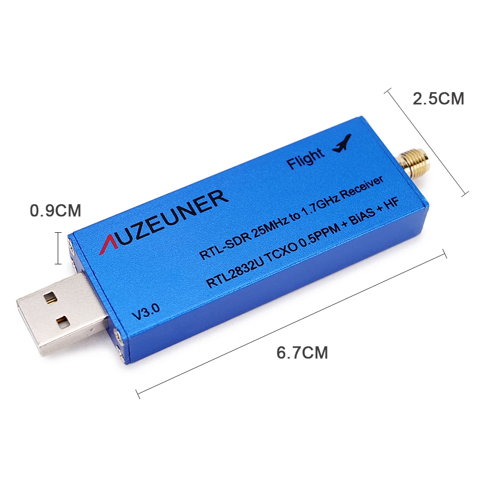 Новый USB2.0 RTL SDR RTL2832U R828 TCXO AM FM DSB USB Defined Radio Tunner приемник для windows PC|SmartTV-стики и