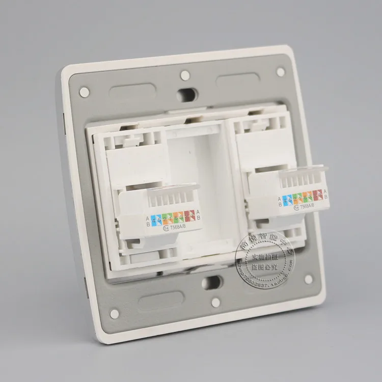 2 порта RJ45 Cat5e сетевой Ethernet LAN цвет Шампань розетка Выходная панель Лицевая панель
2 порта RJ45 Cat5e сетевой Ethernet LAN цвет Шампань розетка Выходная панель Лицевая панель