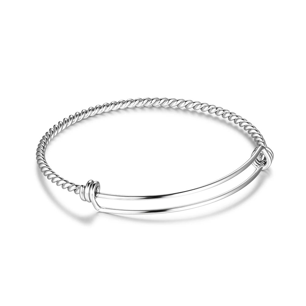 10pcs/lot 3mm Thick Stainless Steel 3D Twist Bangle & Bracelet 60mm 65mm Push-Pull Bracelet Cuff Wrist Bangle for Making Jewelry
10pcs/lot 3mm Thick Stainless Steel 3D Twist Bangle & Bracelet 60mm 65mm Push-Pull Bracelet Cuff Wrist Bangle for Making Jewelry