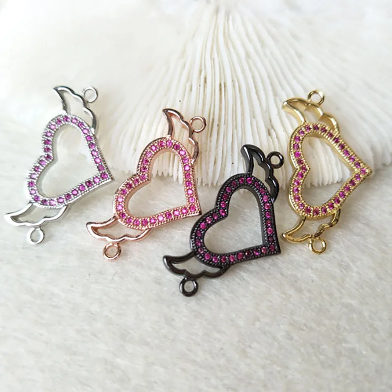 10pcs CZ zircon Micro Pave Connector,angel Double Bails Beads Charm,DIY Bracelet necklace Jewelry Finding CT282
10pcs CZ zircon Micro Pave Connector,angel Double Bails Beads Charm,DIY Bracelet necklace Jewelry Finding CT282