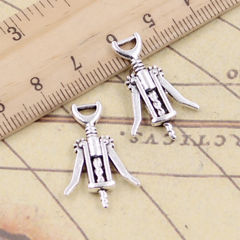 10pcs Charms Wine Opener 27x17mm Tibetan Silver Color Pendants Antique Jewelry Making DIY Handmade Craft
10pcs Charms Wine Opener 27x17mm Tibetan Silver Color Pendants Antique Jewelry Making DIY Handmade Craft