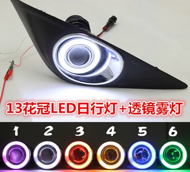 LED DRL daytime running light COB angel eye, projector lens fog lamp with cover for corolla ex 2013, 2 pcs
LED DRL daytime running light COB angel eye, projector lens fog lamp with cover for corolla ex 2013, 2 pcs