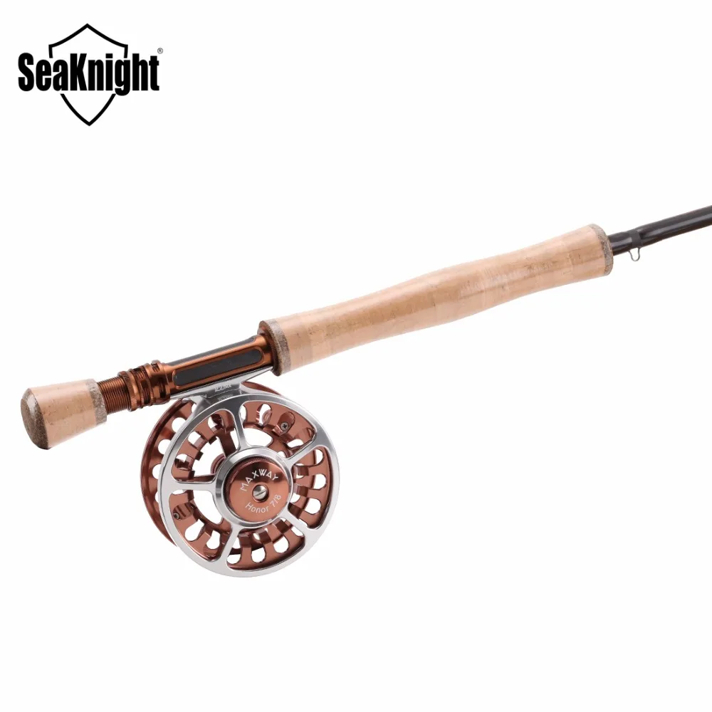 All-In-One !! 7/8 Fly Fishing Combos Kits Flies with Box Aluminum Reel and Line Tying Materials | Спорт и развлечения