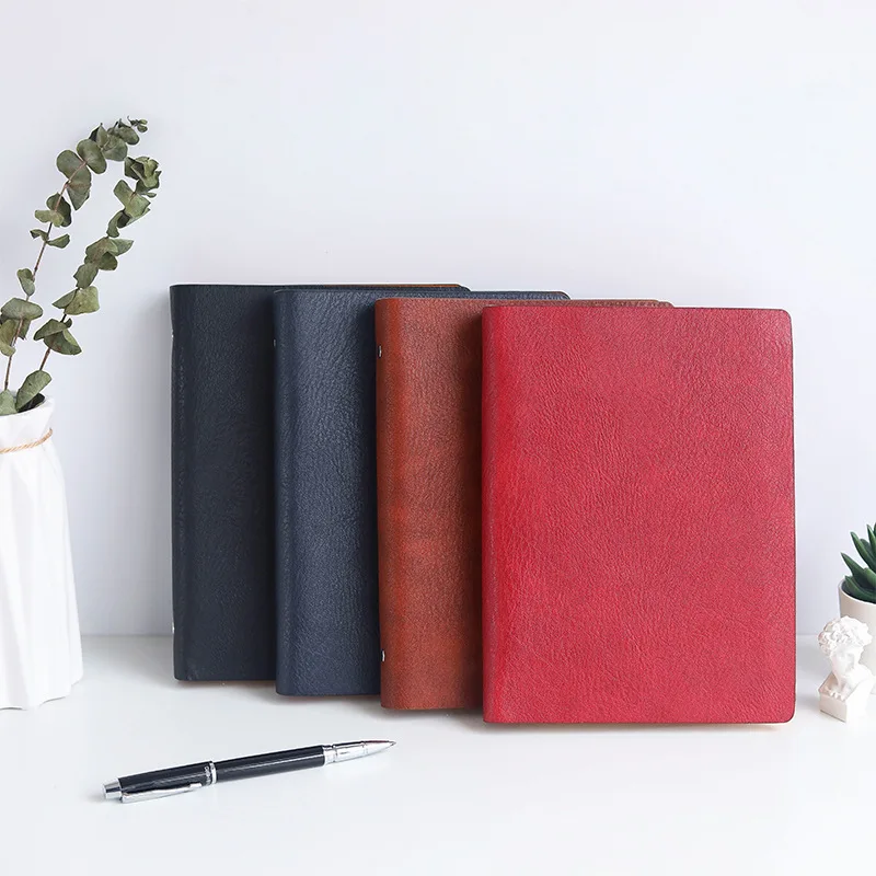 Harphia Notebook faux leather notepad business planner loose-leaf journal | Канцтовары для офиса и дома