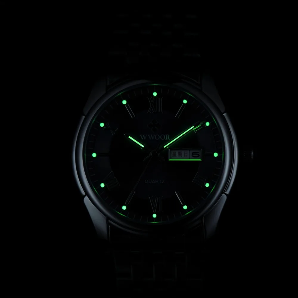 WWOOR 2017 Fashion Brand Casual Waterproof Watch Business Full Stainless Steel Quartz Wristwatch Hours Clock Relogio Masculino
WWOOR 2017 Fashion Brand Casual Waterproof Watch Business Full Stainless Steel Quartz Wristwatch Hours Clock Relogio Masculino