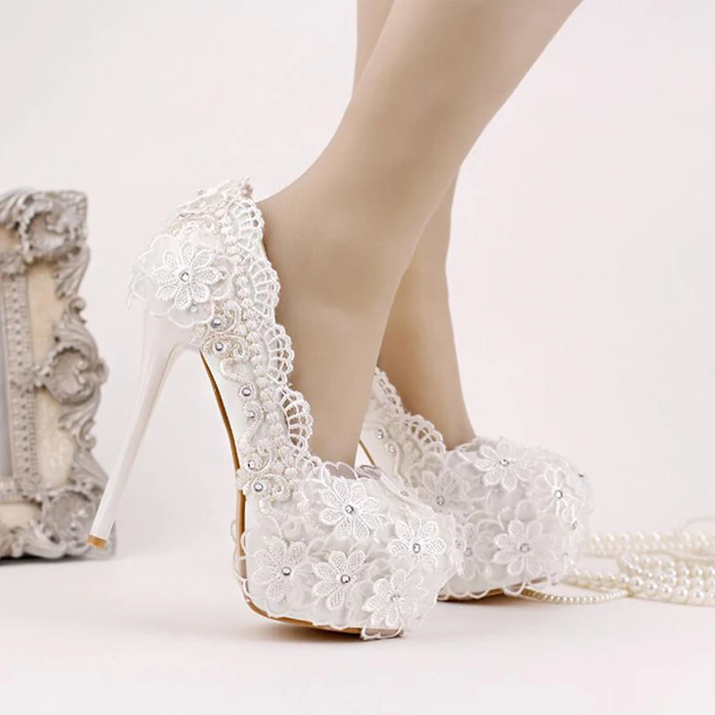 2018 New Style Ultra High Heel Formal Shoes Beautiful Satin Flower Bridesmaid ShoesWhite Lace Chiffon Bridal Shoes Platform
2018 New Style Ultra High Heel Formal Shoes Beautiful Satin Flower Bridesmaid ShoesWhite Lace Chiffon Bridal Shoes Platform