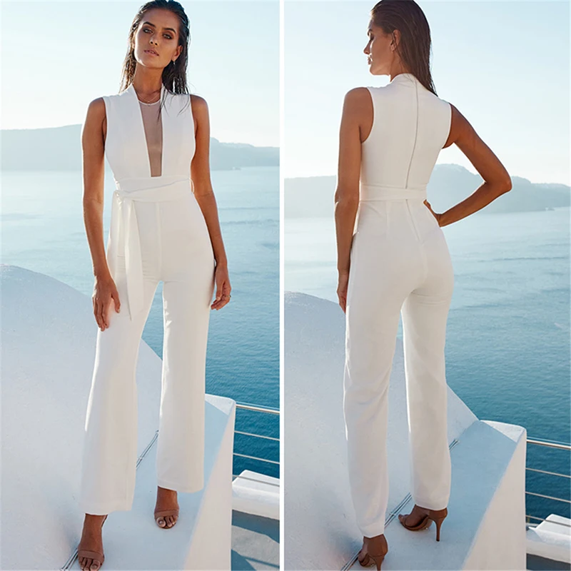 Hollow Out Lace Up Overalls For Women Nice Vogue Fashion Long Jumpsuits And Rompers High Waist Solid Jumpsuit Wide Leg Romper
Hollow Out Lace Up Overalls For Women Nice Vogue Fashion Long Jumpsuits And Rompers High Waist Solid Jumpsuit Wide Leg Romper