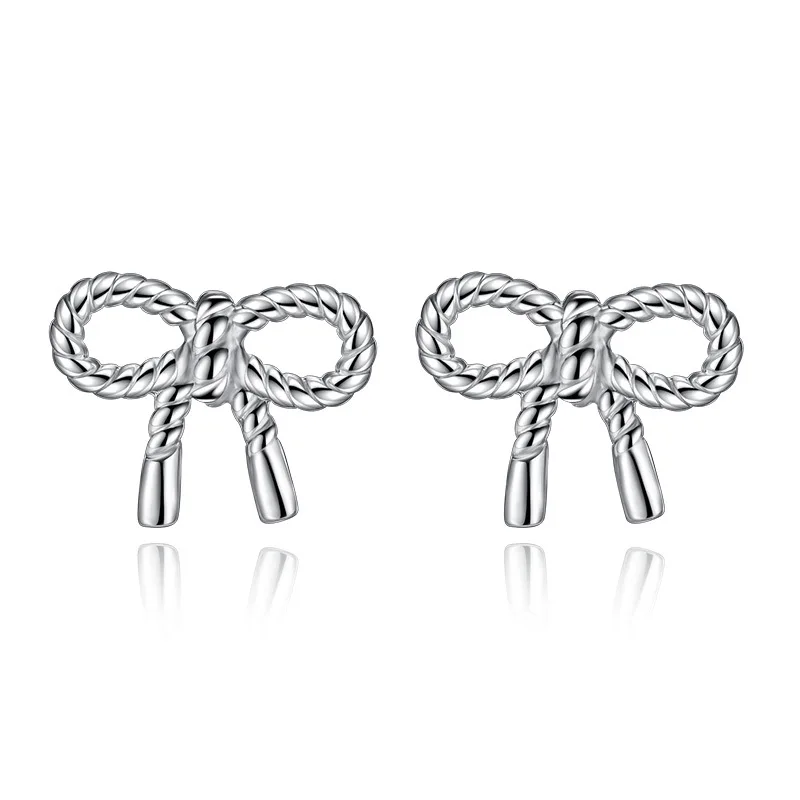100% 925 sterling silver fashion bowknot ladies stud earrings female jewelry women gift drop shipping cheap wholesale girl
100% 925 sterling silver fashion bowknot ladies stud earrings female jewelry women gift drop shipping cheap wholesale girl