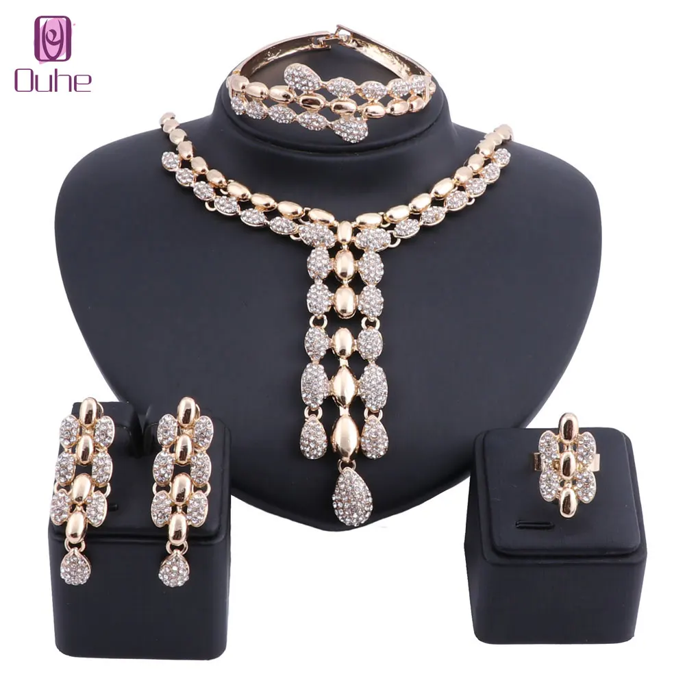 Fashion Women Wedding Necklaces Sets Vintage Rhinestone Choker Tassel&Pendants Necklaces Earring Ring Bangle Maxi Jewelry Sets
Fashion Women Wedding Necklaces Sets Vintage Rhinestone Choker Tassel&Pendants Necklaces Earring Ring Bangle Maxi Jewelry Sets
