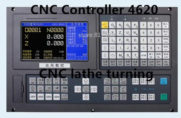 2 axis CNC lathe controller CNC turning machine CNC4620 controller system with MPG handwheel pulse lathe CNC controller
2 axis CNC lathe controller CNC turning machine CNC4620 controller system with MPG handwheel pulse lathe CNC controller