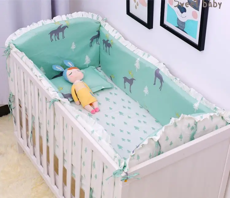 6PCS curtain crib bumper baby cot sets baby bed bumper Cot Sheets ropa de cama (4bumpers+sheet+pillow cover)
6PCS curtain crib bumper baby cot sets baby bed bumper Cot Sheets ropa de cama (4bumpers+sheet+pillow cover)