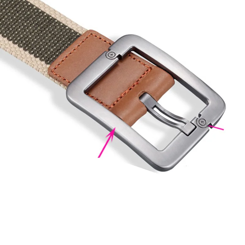 Unisex Women Men Casual Knitted Canvas Belt Striped Pin Buckle Waistband Vintage Clothing Accessory Belt Black Khaki 200-206
Unisex Women Men Casual Knitted Canvas Belt Striped Pin Buckle Waistband Vintage Clothing Accessory Belt Black Khaki 200-206