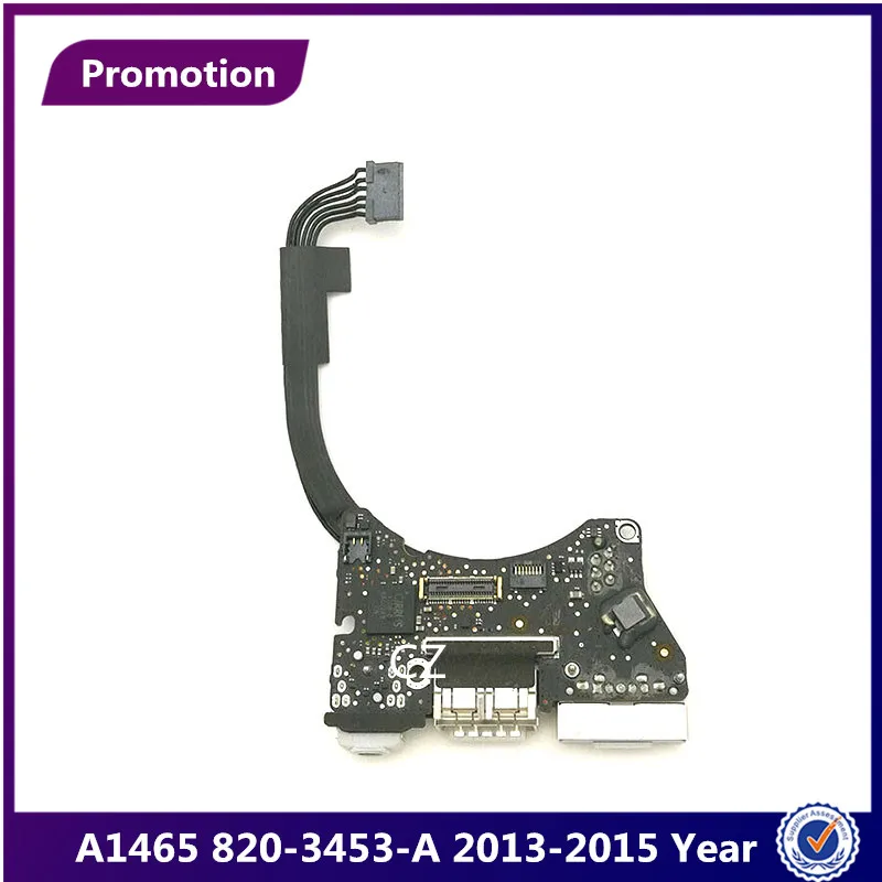A1465 Power Audio Board For Apple Macbook Air 11.6'' A1465 USB I/O Power DC in jack Board 820-3453-A 2013 2014 2015 Year
A1465 Power Audio Board For Apple Macbook Air 11.6'' A1465 USB I/O Power DC in jack Board 820-3453-A 2013 2014 2015 Year