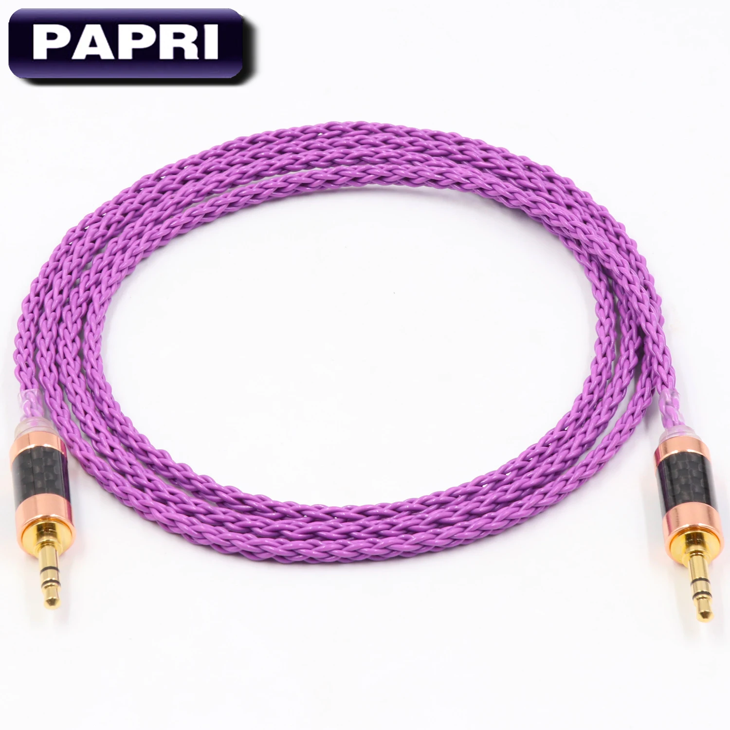 PAPRI AUX Headphone Cable PVC 6N OCC + Silver Plated DIY Audio Cable Upgraded Wires Male To Male For Amplifier
PAPRI AUX Headphone Cable PVC 6N OCC + Silver Plated DIY Audio Cable Upgraded Wires Male To Male For Amplifier