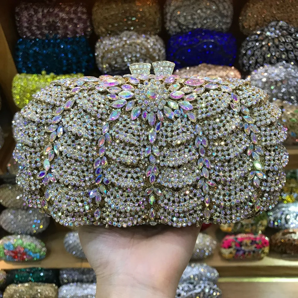 XIYUAN gold/silver/champagne multi color Clutch evening pochette crystal clutch bag diamond women Clutch party female handbag
XIYUAN gold/silver/champagne multi color Clutch evening pochette crystal clutch bag diamond women Clutch party female handbag
