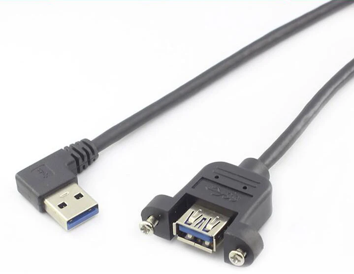 50 шт./лот 90 градусов левый угол USB 3,0 A папа к женскому M/F винт замок Панель Крепление Удлинительный кабель + винты 25 см черный
50 шт./лот 90 градусов левый угол USB 3,0 A папа к женскому M/F винт замок Панель Крепление Удлинительный кабель + винты 25 см черный