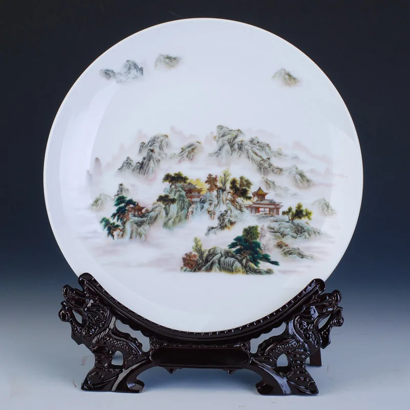 10 inch Jingdezhen Ceramic Art Chinese Classical Beauty Pattern Ornamental Plates Porcelain Round Dish Home Decoration Crafts
10 inch Jingdezhen Ceramic Art Chinese Classical Beauty Pattern Ornamental Plates Porcelain Round Dish Home Decoration Crafts