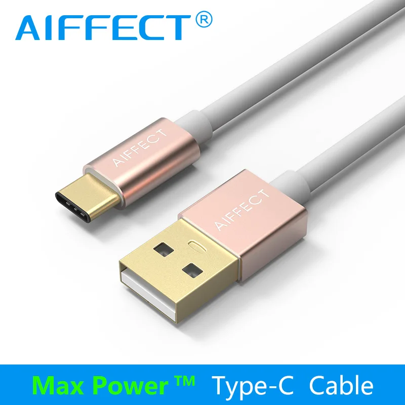 AIFFECT Type C кабель алюминиевый USB высокоскоростной Typc для зарядки данных шнур|usb