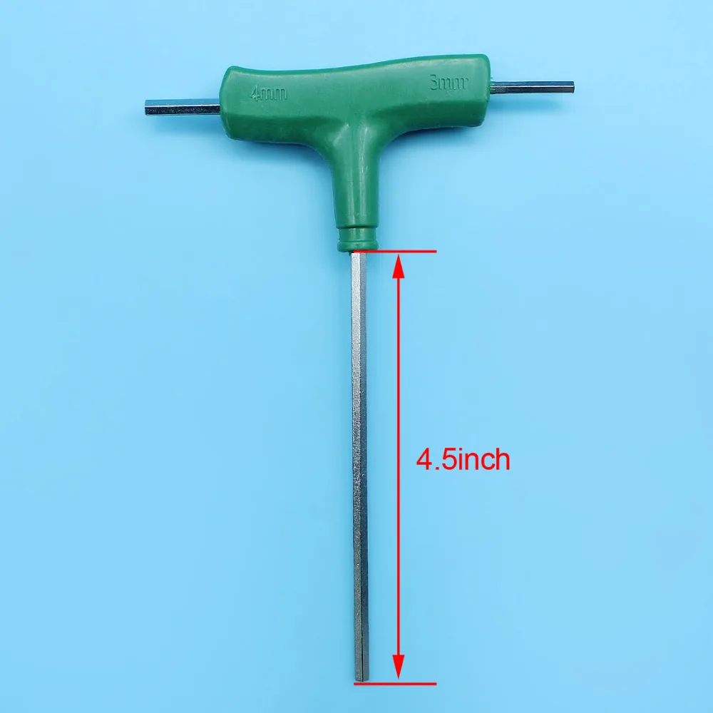 3mm & 4mm Allen Hex Keys T-Shaped Wrench Inner Six Angle Screwdrivers T-handle For Stihl Husqvarna Chainsaws
3mm & 4mm Allen Hex Keys T-Shaped Wrench Inner Six Angle Screwdrivers T-handle For Stihl Husqvarna Chainsaws