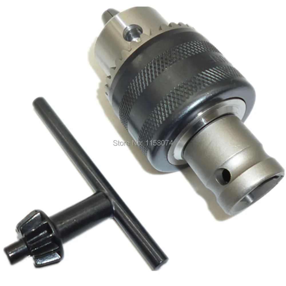 13mm Keyed Drill Chuck Chucks Key 1/2" 20unf Thread 1.5mm To 13mm Capacity Replacement Chuck W/ 1/2 Inch Socket Adaptor Shaft
13mm Keyed Drill Chuck Chucks Key 1/2" 20unf Thread 1.5mm To 13mm Capacity Replacement Chuck W/ 1/2 Inch Socket Adaptor Shaft