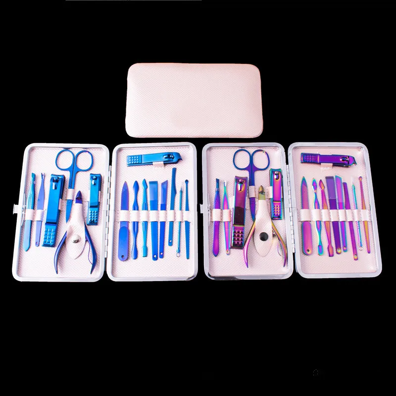 15pcs/Set Gradient Nail Clipper Kit Professional Stainless Steel Pedicure Scissors Tweezer Knife Ear Pick Manicure Set
15pcs/Set Gradient Nail Clipper Kit Professional Stainless Steel Pedicure Scissors Tweezer Knife Ear Pick Manicure Set
