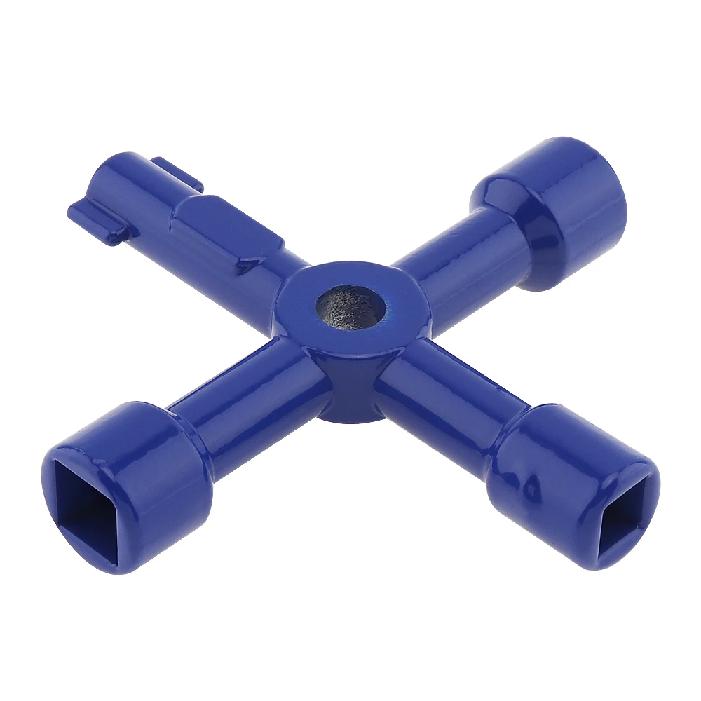 Multifunction 4 In 1 Universal Blue Key Wrench Inside Cross Triangle Plumber Wrench for Electric Control Cabinet Train Elevator
Multifunction 4 In 1 Universal Blue Key Wrench Inside Cross Triangle Plumber Wrench for Electric Control Cabinet Train Elevator