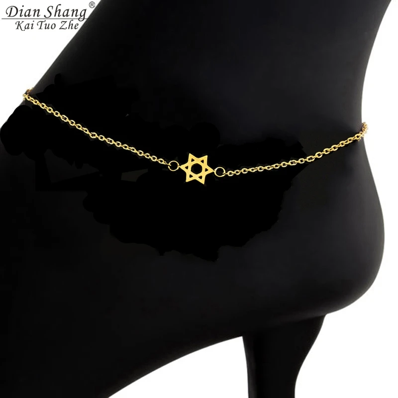 ICFTZWE Women Body Jewelry Leg Chain Stainless Steel Pendants Statement Star of David Anklets Bracelets For Baby Kids
ICFTZWE Women Body Jewelry Leg Chain Stainless Steel Pendants Statement Star of David Anklets Bracelets For Baby Kids