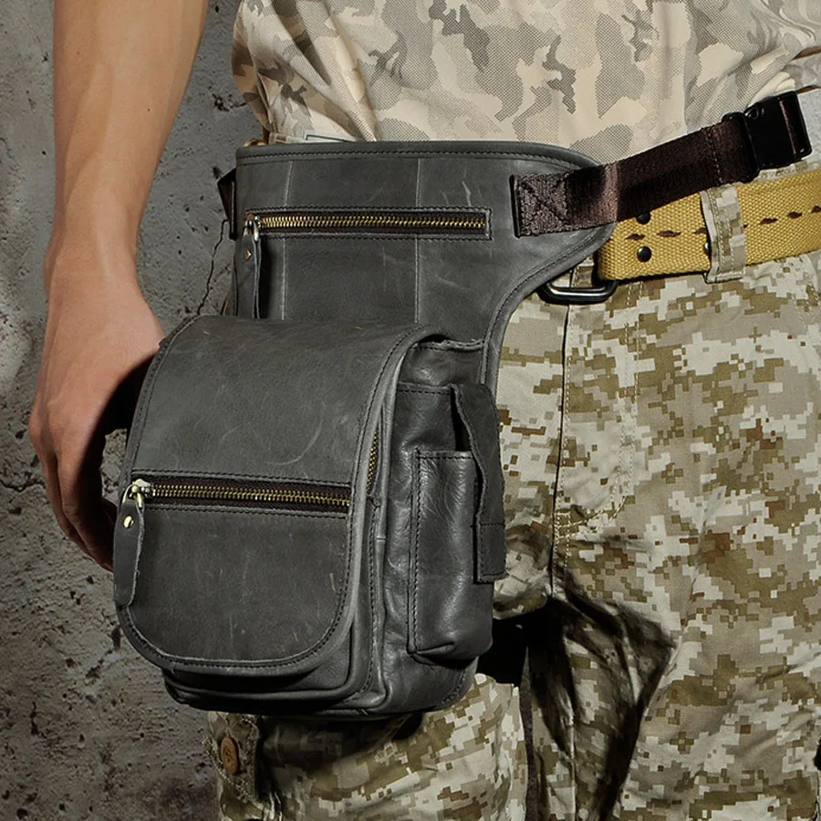 YIANG trend Male Crazy Horse/Oil Wax Genuine Leather Thigh Drop Leg Bag Messenger Bag Hip Belt Fanny Pack Male Waist Bags
YIANG trend Male Crazy Horse/Oil Wax Genuine Leather Thigh Drop Leg Bag Messenger Bag Hip Belt Fanny Pack Male Waist Bags