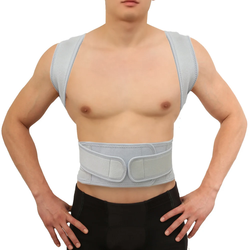 2021 Men Posture Corrector Adjustable Orthopedic Back Spine Support Belt Shoulder Band Lumbar Support Brace Belt Posture Corsets
2021 Men Posture Corrector Adjustable Orthopedic Back Spine Support Belt Shoulder Band Lumbar Support Brace Belt Posture Corsets