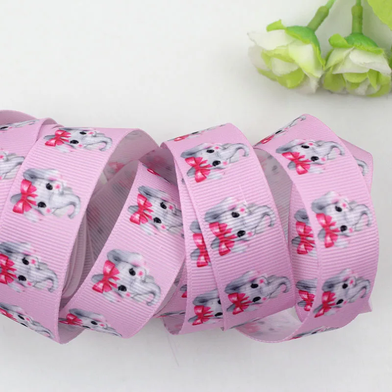 Cartoon cute Elephant printed grosgrain ribbon stripe ribbon 16-75mm 10/25/50 yards wedding decorative ribbons DIY craft webbing
Cartoon cute Elephant printed grosgrain ribbon stripe ribbon 16-75mm 10/25/50 yards wedding decorative ribbons DIY craft webbing