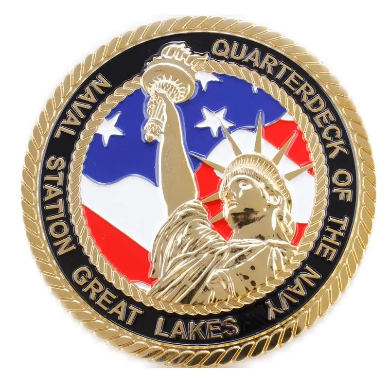 Custom 3D coins cheap custom made Statue of Liberty Coin for Souvenir OEM you want logo coins
Custom 3D coins cheap custom made Statue of Liberty Coin for Souvenir OEM you want logo coins