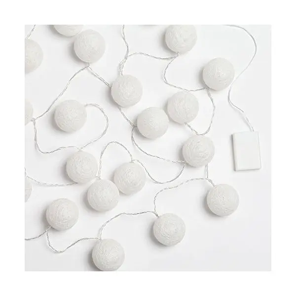 Battery Operated led White handmade Cotton snow Ball 6cm led String Lights Fairy lights,home, bedroom, wedding,Christmas decor
Battery Operated led White handmade Cotton snow Ball 6cm led String Lights Fairy lights,home, bedroom, wedding,Christmas decor