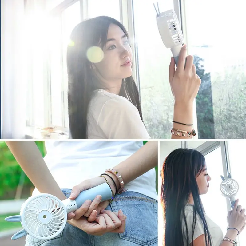 Cute Cat Ear Portable USB Rechargeable Cooler Mini Handy Cooling Fan Desk Pocket Water Mist Cooling Air Humidifier Fan
Cute Cat Ear Portable USB Rechargeable Cooler Mini Handy Cooling Fan Desk Pocket Water Mist Cooling Air Humidifier Fan