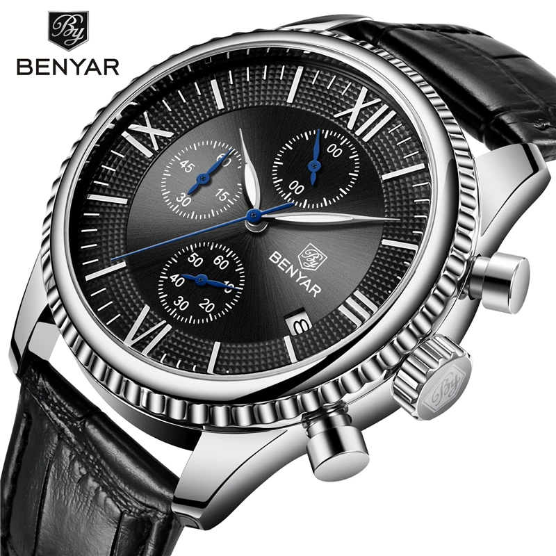 Relogio Masculino BENYAR Brand Sport Watches Luxury Fashion Waterproof Military Chronograph Quartz Wristwatch Clock For Men 2021
Relogio Masculino BENYAR Brand Sport Watches Luxury Fashion Waterproof Military Chronograph Quartz Wristwatch Clock For Men 2021