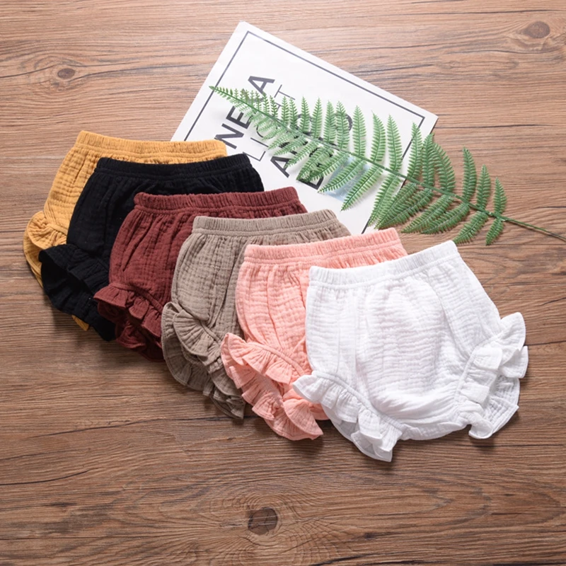 Baby Chiffon Fashion Casual Large PP Shorts Summer Infant Solid Color Cotton Linen Bloomers Toddler Girls Bread Pants Trousers
Baby Chiffon Fashion Casual Large PP Shorts Summer Infant Solid Color Cotton Linen Bloomers Toddler Girls Bread Pants Trousers