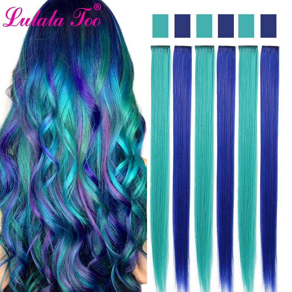 Single Clip In One Piece Hair Extensions 50Cm 20inch Long Straight Heat Resistant Synthetic Hairpieces Pink Green Hair Pieces
Single Clip In One Piece Hair Extensions 50Cm 20inch Long Straight Heat Resistant Synthetic Hairpieces Pink Green Hair Pieces