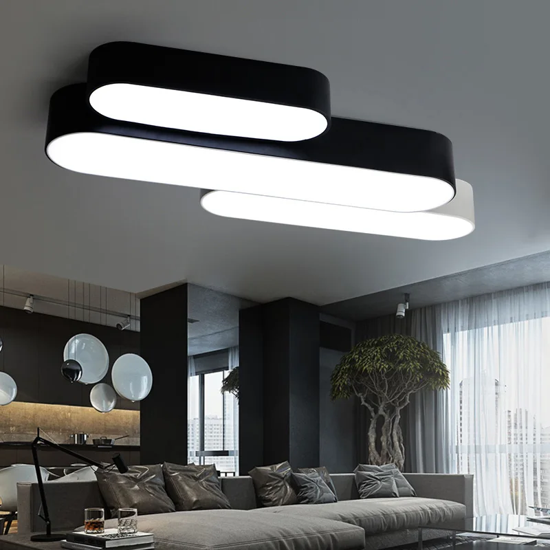 Nordic LED Ceiling Light, White / Black Iron Long Lamp, Cool / Warm White Light LED Simple Modern Lights and Remote Optional
Nordic LED Ceiling Light, White / Black Iron Long Lamp, Cool / Warm White Light LED Simple Modern Lights and Remote Optional