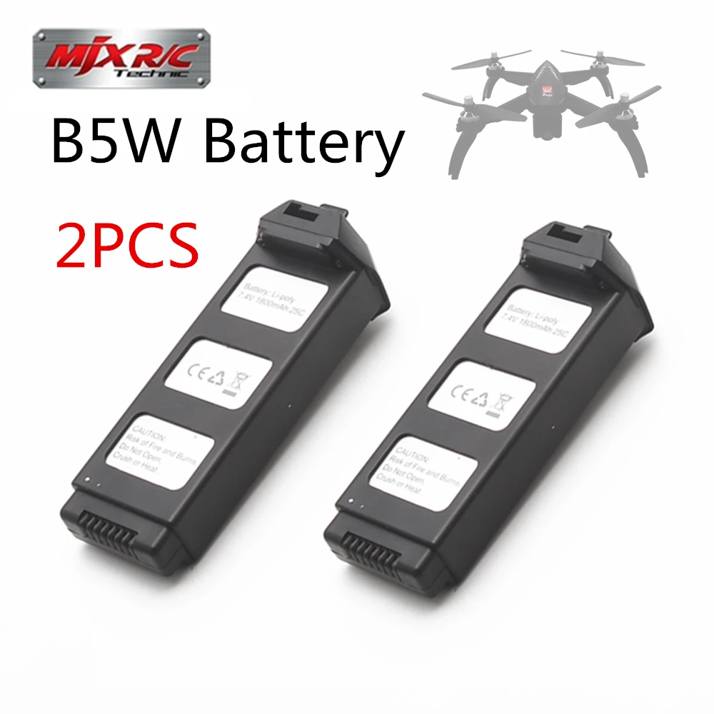 7.4V 1800Mah Li-po Battery For MJX B5W Bugs 5W RC Quadcopter Drone Spare parts Accessories MJX B5W Battery B5W
7.4V 1800Mah Li-po Battery For MJX B5W Bugs 5W RC Quadcopter Drone Spare parts Accessories MJX B5W Battery B5W