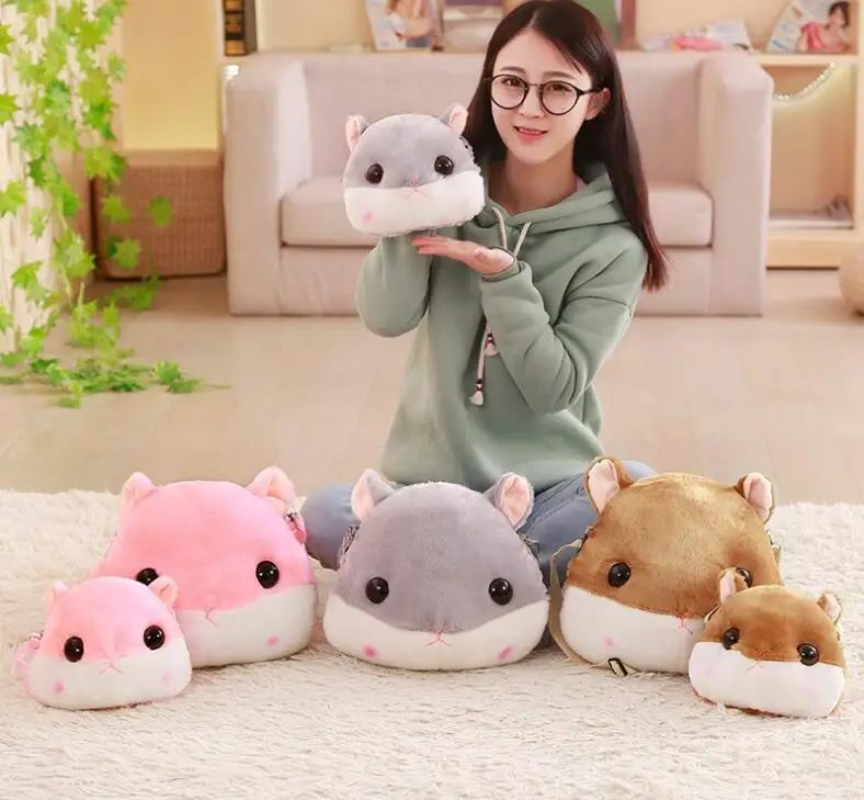 1 piece Harajuku Soft Hamster Handbag Stuffed Mouse Messenger Bag Casual Women Cute Chain Shoulder Crossbody Bags Purse Clutch
1 piece Harajuku Soft Hamster Handbag Stuffed Mouse Messenger Bag Casual Women Cute Chain Shoulder Crossbody Bags Purse Clutch