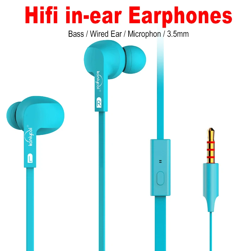 Wired Earbuds 3.5mm In Ear Earphone Bass Earpiece With Mic Stereo Headset For Samsung Xiaomi Phone Computer
Wired Earbuds 3.5mm In Ear Earphone Bass Earpiece With Mic Stereo Headset For Samsung Xiaomi Phone Computer