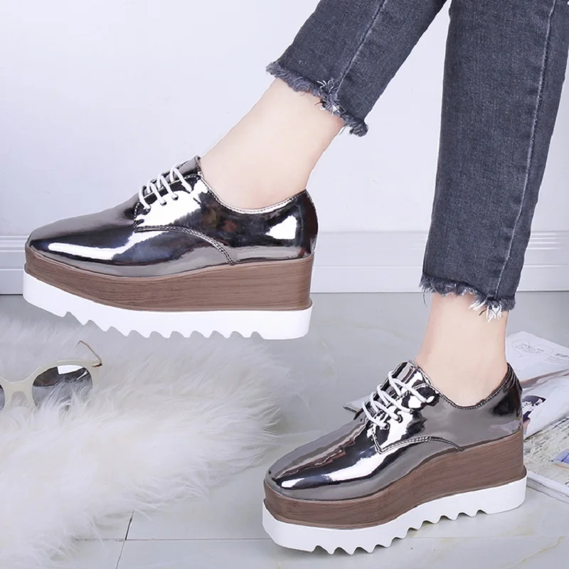 New Autumn Women Wedges Shoes Platform Oxford Women Shoes Fashion Casual Shoes Female Lace Up Women Sneakers
New Autumn Women Wedges Shoes Platform Oxford Women Shoes Fashion Casual Shoes Female Lace Up Women Sneakers