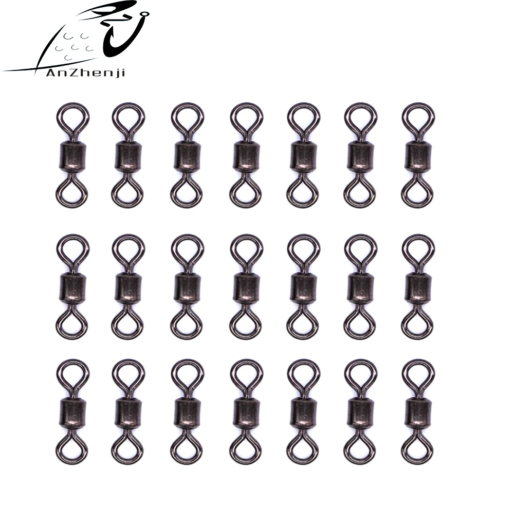 50Pcs 2# 4# 6# 8# 12# Fishing Swivels Rolling Swivel Connector with Ball Bearing Solid Rings
50Pcs 2# 4# 6# 8# 12# Fishing Swivels Rolling Swivel Connector with Ball Bearing Solid Rings