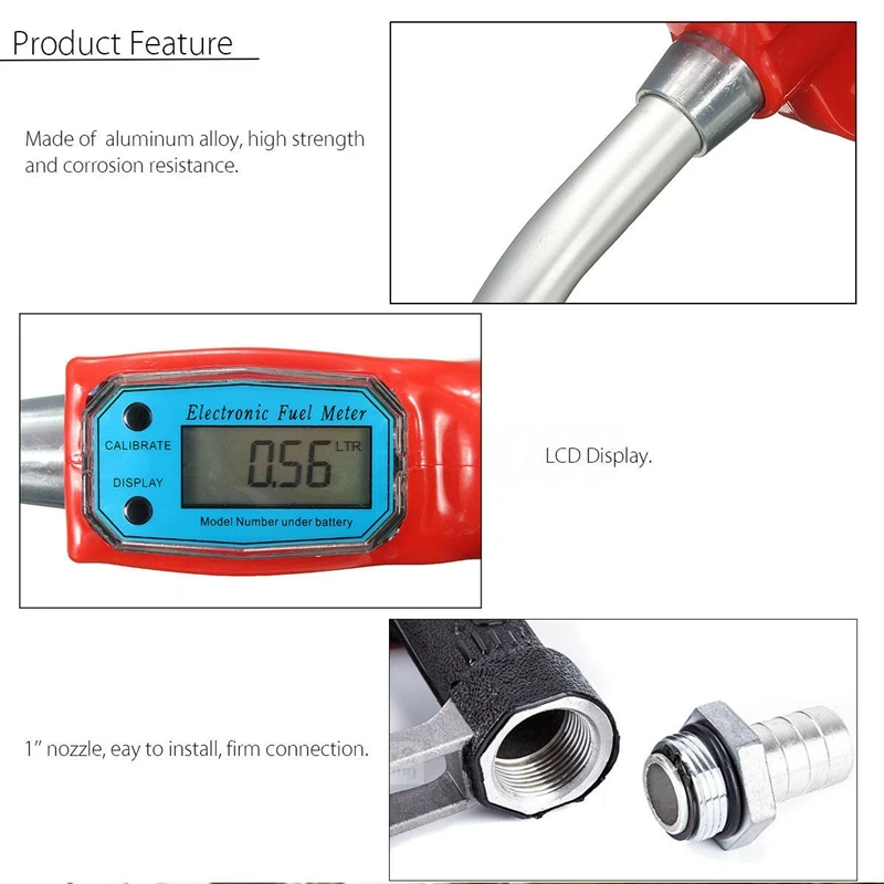 Car Refueling Tool Flow Meter Fuel Gauge Nozzle Digital Fuel Refueling Tool Refueling Nozzle With Flow Meter With Nozzle Distr
Car Refueling Tool Flow Meter Fuel Gauge Nozzle Digital Fuel Refueling Tool Refueling Nozzle With Flow Meter With Nozzle Distr