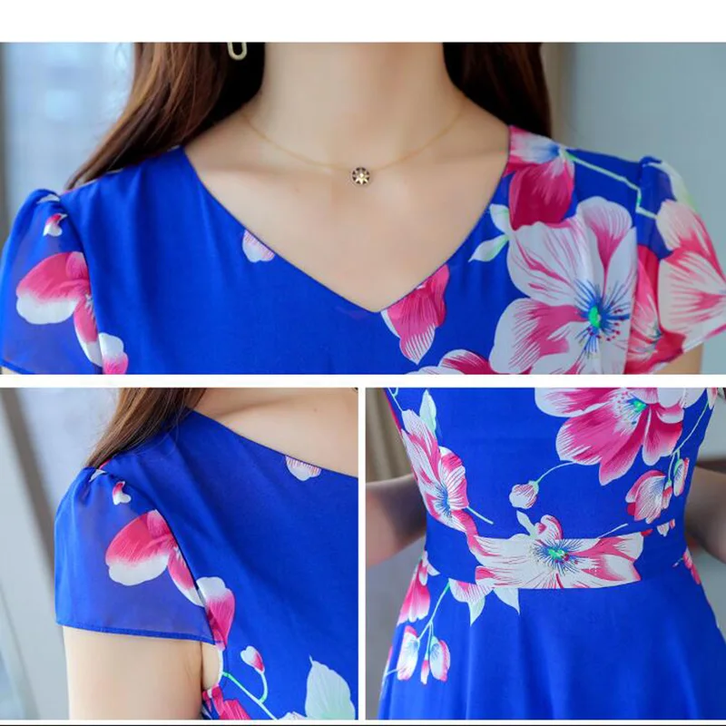 2019 Summer Long Dress Women Vintage Printed Chiffon Dresses Fashion Short Sleeve Bohemian Beach Dress Plus Size Vestidos
2019 Summer Long Dress Women Vintage Printed Chiffon Dresses Fashion Short Sleeve Bohemian Beach Dress Plus Size Vestidos