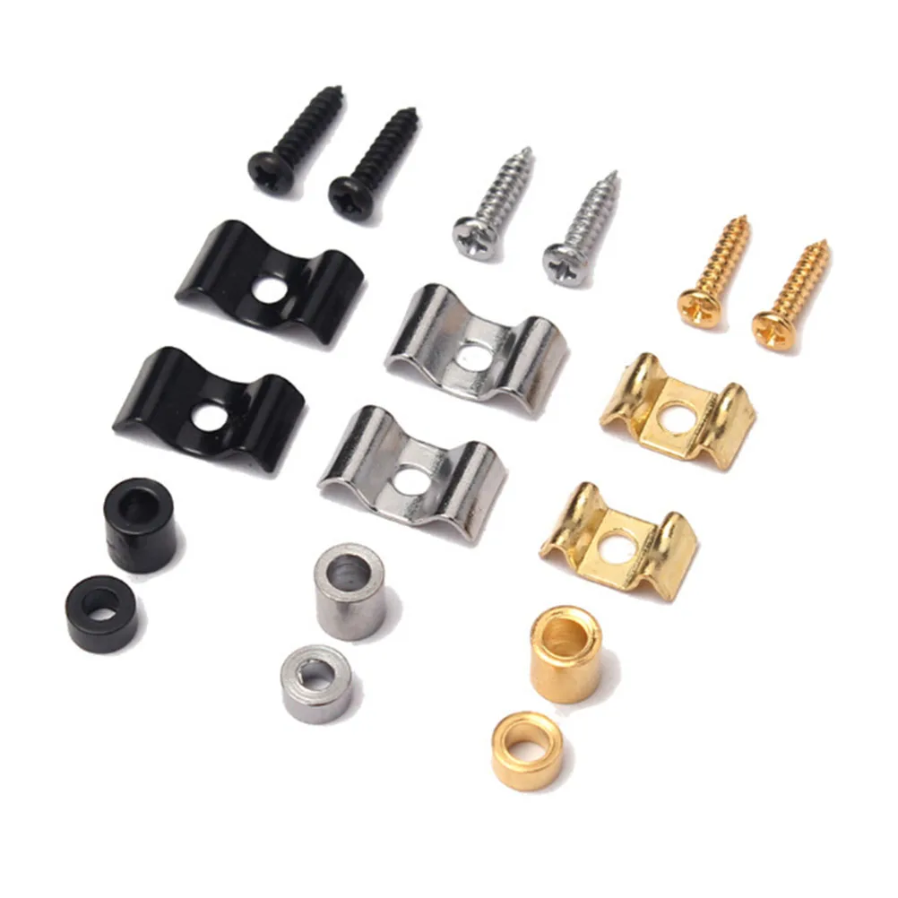 6Pcs/Set Metal Electric Guitar String Retainer For Strat Style Electric Guitar Bass Parts
6Pcs/Set Metal Electric Guitar String Retainer For Strat Style Electric Guitar Bass Parts
