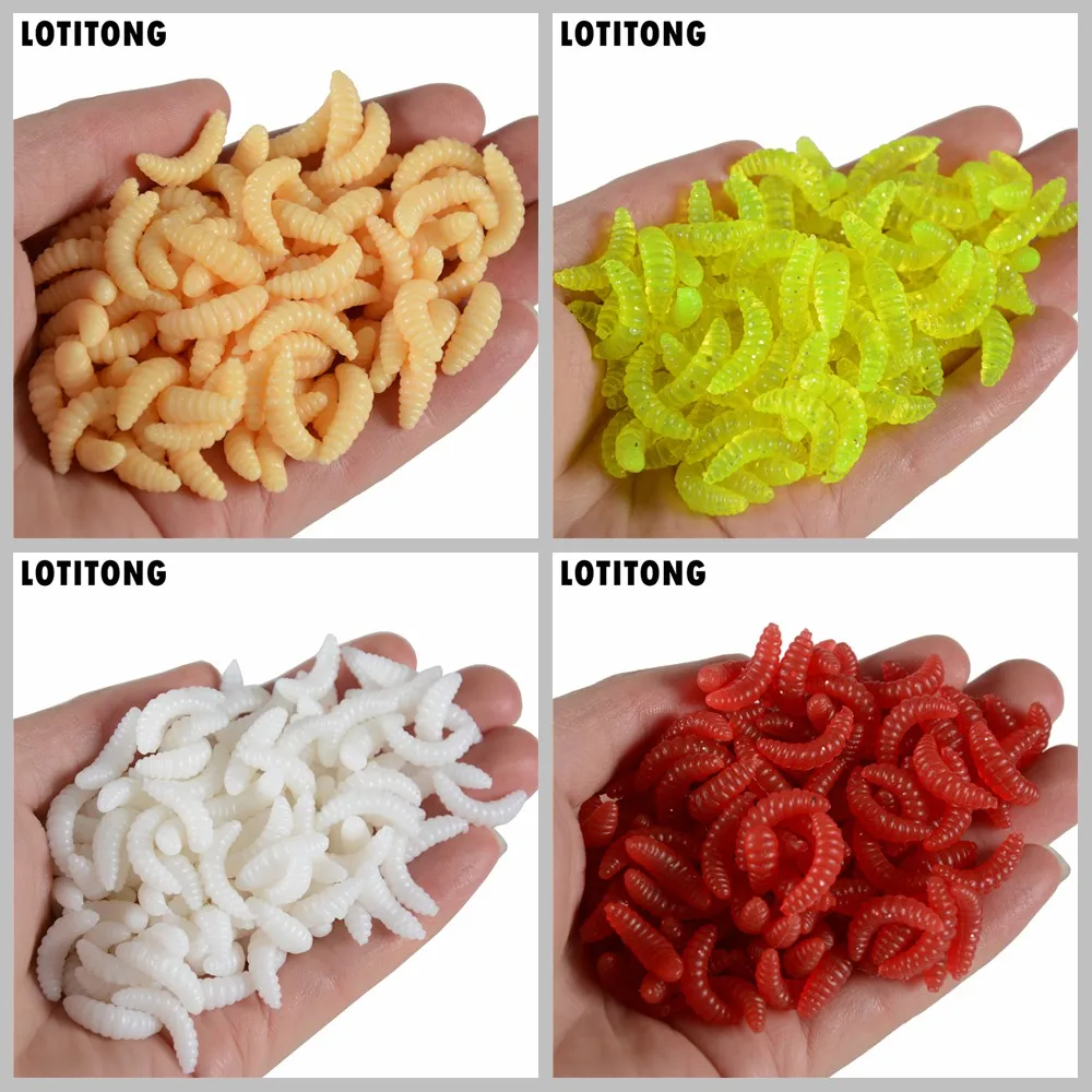 LOTITONG 50Pcs/lot 4 Colors 2cm Fishing Lure Soft Lures Bread Worm Bait Grub Smell Biomimetic Soft Worm Maggot Worn Fake Lure
LOTITONG 50Pcs/lot 4 Colors 2cm Fishing Lure Soft Lures Bread Worm Bait Grub Smell Biomimetic Soft Worm Maggot Worn Fake Lure