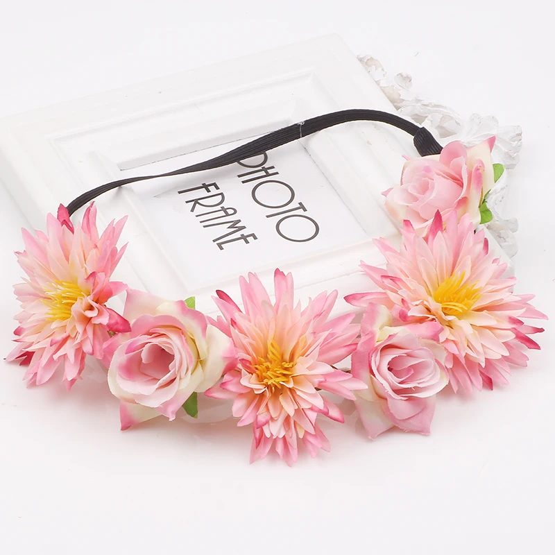 Flower Girl Halo Flowers Crown Bridal Floral Headband Wreath Headband Wedding Romantic Rose Peony Hair Accessories Bridesmaid
Flower Girl Halo Flowers Crown Bridal Floral Headband Wreath Headband Wedding Romantic Rose Peony Hair Accessories Bridesmaid