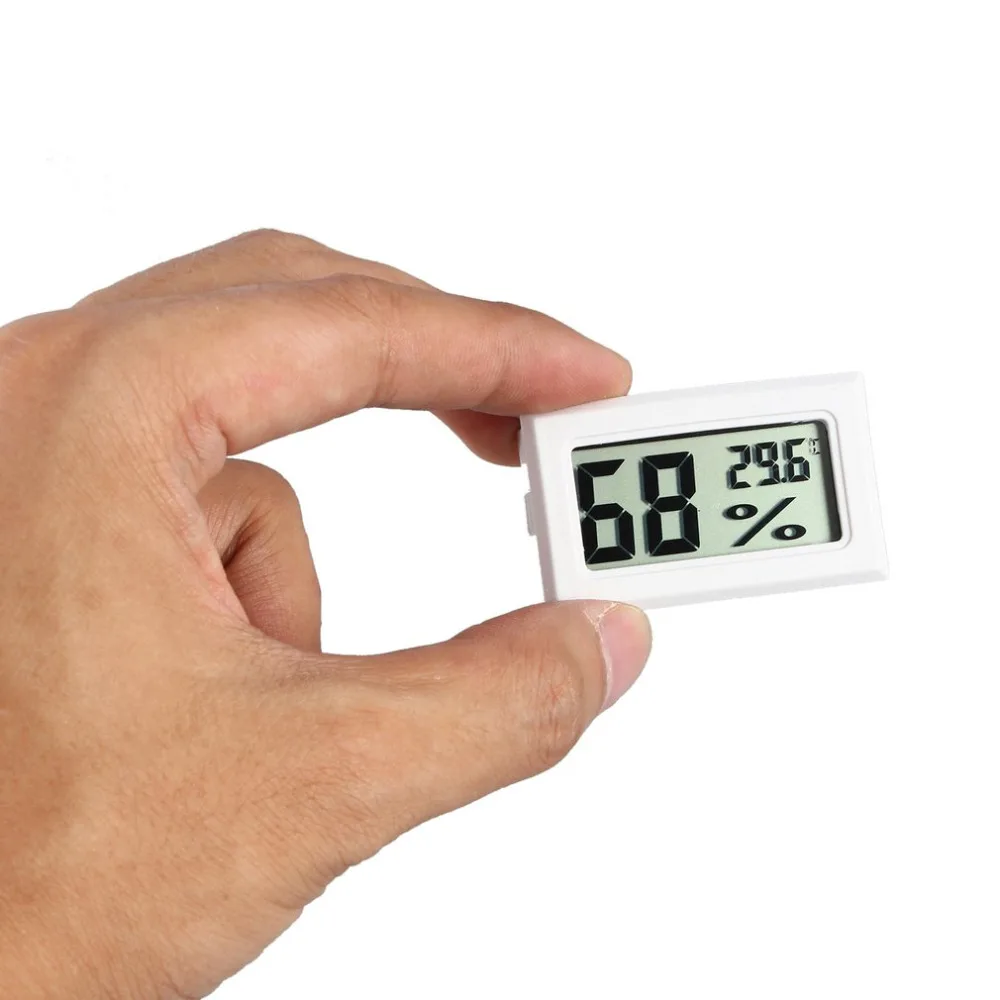 Фото Мини цифровой термометр с ЖК экраном датчик влажности гигрометр - купить