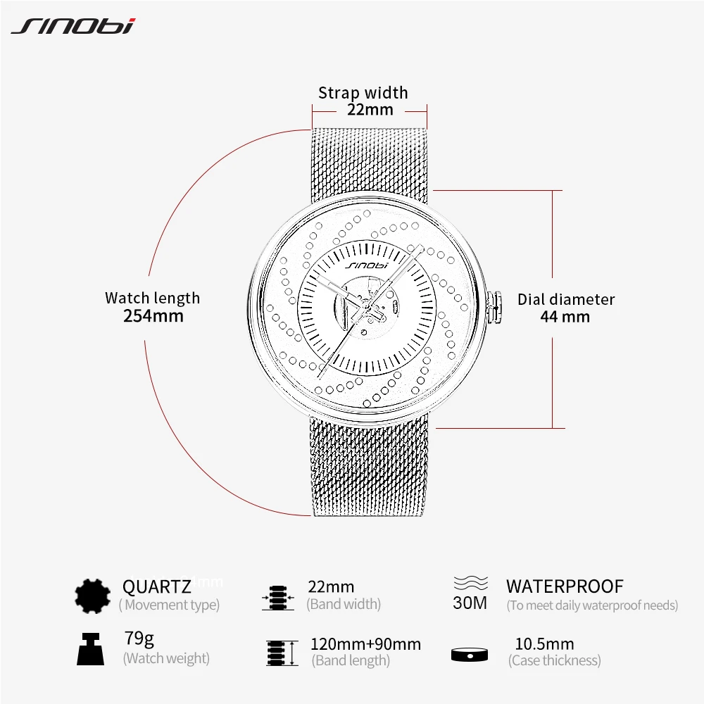 SINOBI Cool Wheels Creative Design Men Watches Waterproof Luminous Stainless Steel Japan Imported Movement Quartz Male Watch
SINOBI Cool Wheels Creative Design Men Watches Waterproof Luminous Stainless Steel Japan Imported Movement Quartz Male Watch